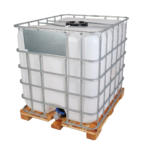 ibc 1000 liter container on wooden pallets new 1000L IBC tanks on wooden pallets