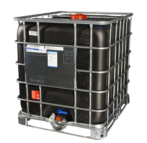 rebottled 1000 litre black ibc tanks