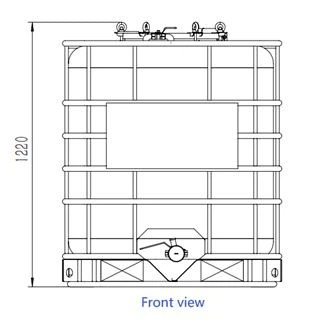 2022010710341444ce0cb1295b4d4882 framed 1000 Litre Stainless Steel IBC Tanks