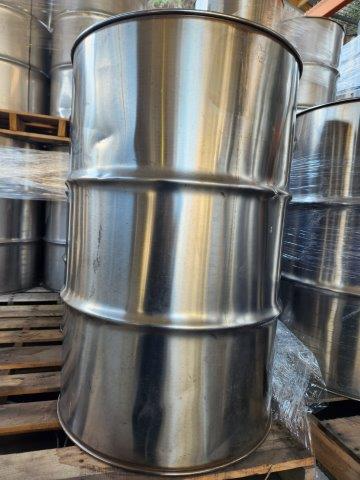 210 litre close top used stainless steel drums1