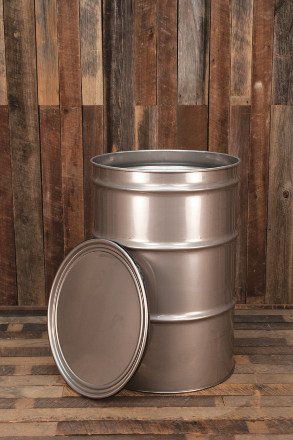 Used 210L Open Top Stainless Steel Drums