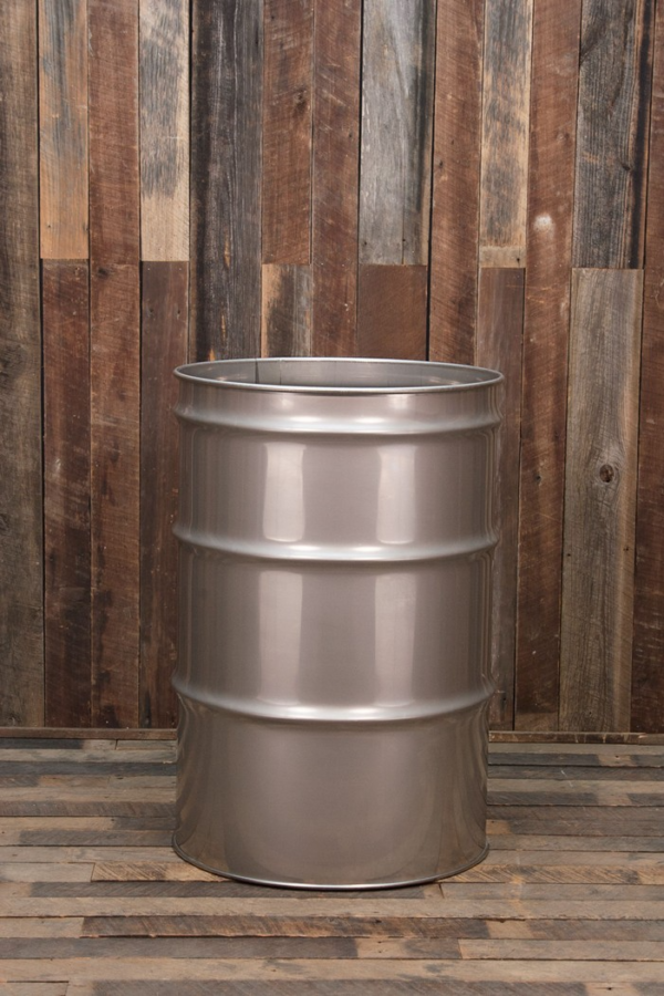 210 litre open top used stainless steel drums1