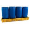 4 drums spill containment pallets in line 1 4 drums spill containment pallets in line