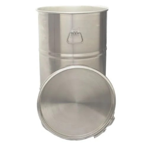 60 Litre Stainless Steel Open Top Drums New 60L Open Top Stainless Steel Drums