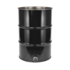 Bottom-Outlet-Drum-black 210L Open Top Steel Drums with Bottom Opening