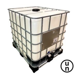 Clear 1000L Reconditioned IBC Plastic Pallet used 1000L chemical IBC tanks
