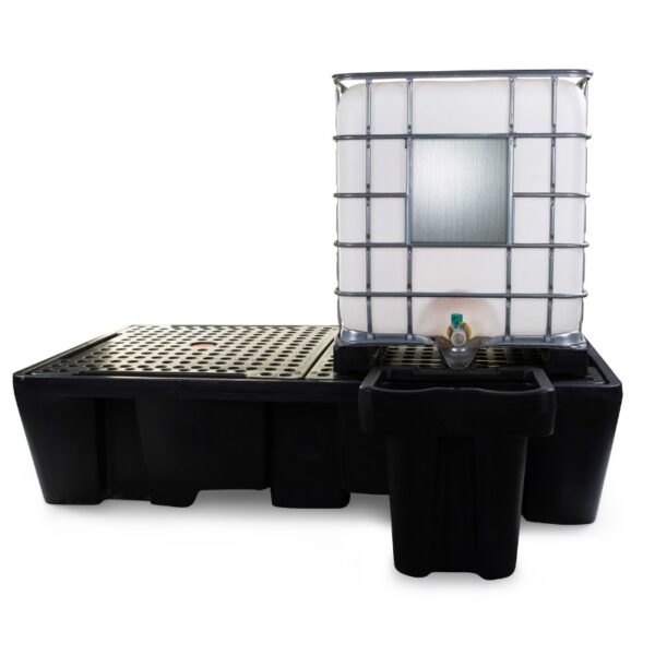 Double IBC Spill Pallet Bund for Bulk Storage 2 Double IBC Spill Pallet Bund for Bulk Storage