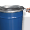 Drums-Steel-drums-100,0l-blue-RA 100 litre open top steel drums with coated interior
