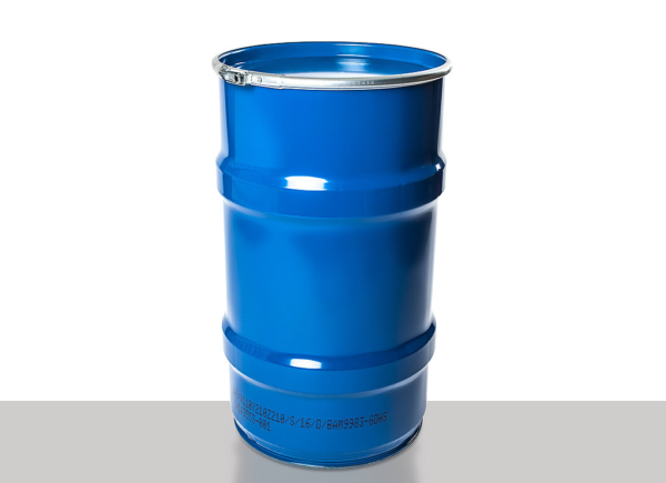 Drums-Steel-drums-60,0l-blue-RAL New 60L Open Top Steel Drums