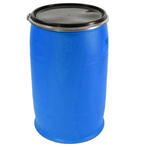 New 250 Litre Open Top Blue Plastic Drums