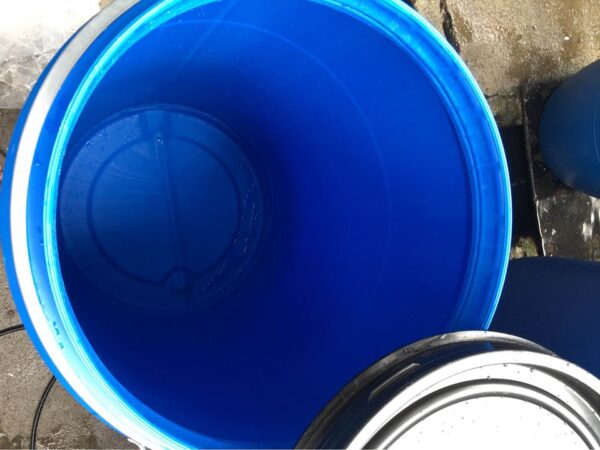 IMG-6717 210 litre used open top plastic drums