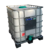 used food grade ibc tank on plastic pallet