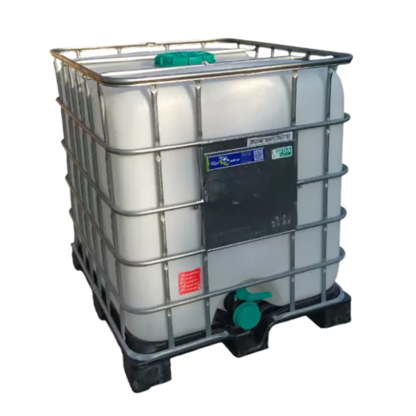 used food grade ibc tank on plastic pallet