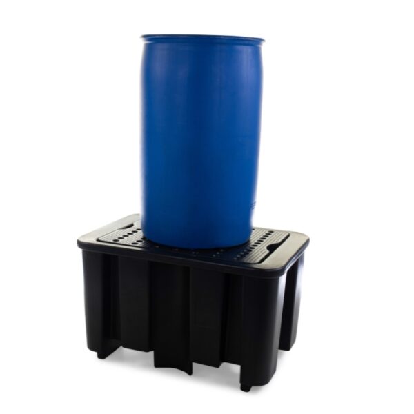 Single drum spill containment pallets 1 Single drum spill containment pallets