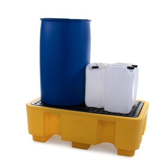 Spill containment pallets for 2 drums 1 new 2 drums spill pallet