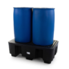 Spill containment pallets for 2 drums 2 Spill containment pallets for 2 drums
