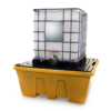 Spill containment pallets for IBC tanks 1 single ibc spill pallet 1260 litre capacity