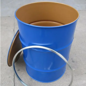 Secondhand 210 litre open top steel drums with coated interior Used 210 Litre Open Head Steel Drums