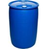 New 120 Litre Close Top Blue Plastic Drums