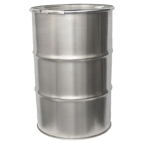 stainless steel 210 litre open top 2 210 Litre Open Tpp Stainless Steel Drums